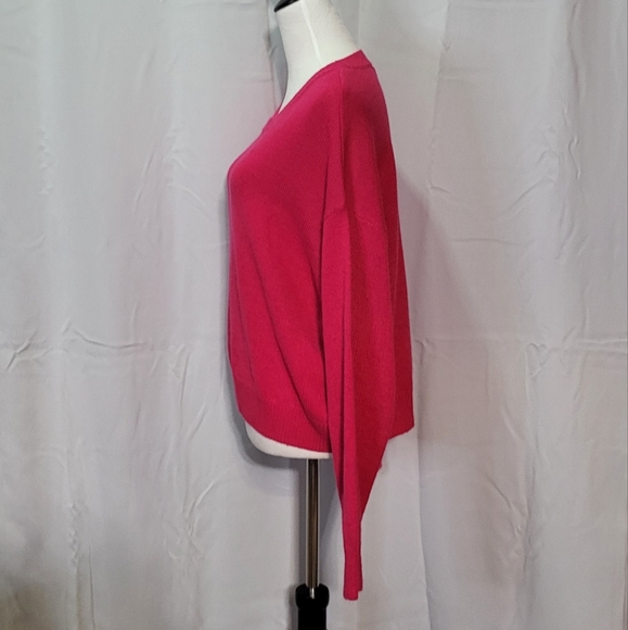 H&M Divided Women's Hot Pink Pullover Knit Sweater Size XL - Picture 10 of 10